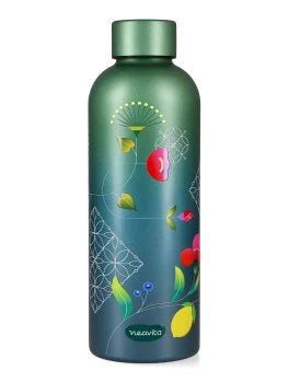 Cofanetto con 6 Filtri Tisana Bio e Bottiglia Thermos "Giardini Mediterranei" - Neavita image 0