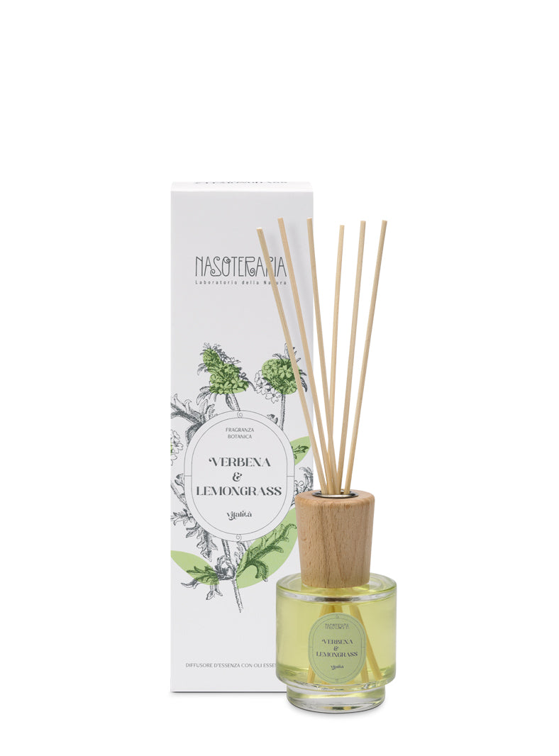 Diffusore a bastoncini - VERBENA E LEMONGRASS - Nasoterapia image 0