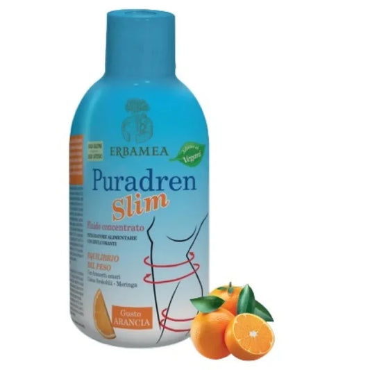 Puradren Slim Arancia ERBAMEA 500ml - integratore drenante image 0
