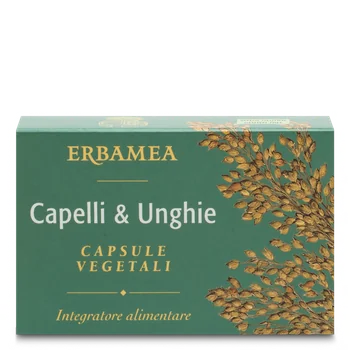 Erbamea Capelli & Unghie 24 Capsule Vegetali per capelli e unghie normali image 0