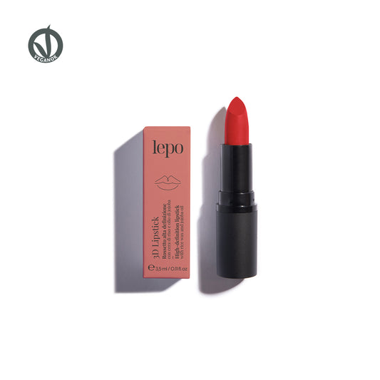 3D LIPSTICK Rossetto alta definizione con cera di riso e olio di jojoba - 111 - Rubino - Lepo image 0