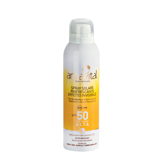 SPRAY SOLARE RINFRESCANTE – SPF 50 - Oficine Clemàn image 0