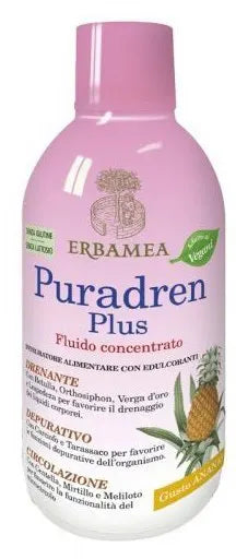 Erbamea puradren plus gusto ananas 500ml - integratore drenante image 0