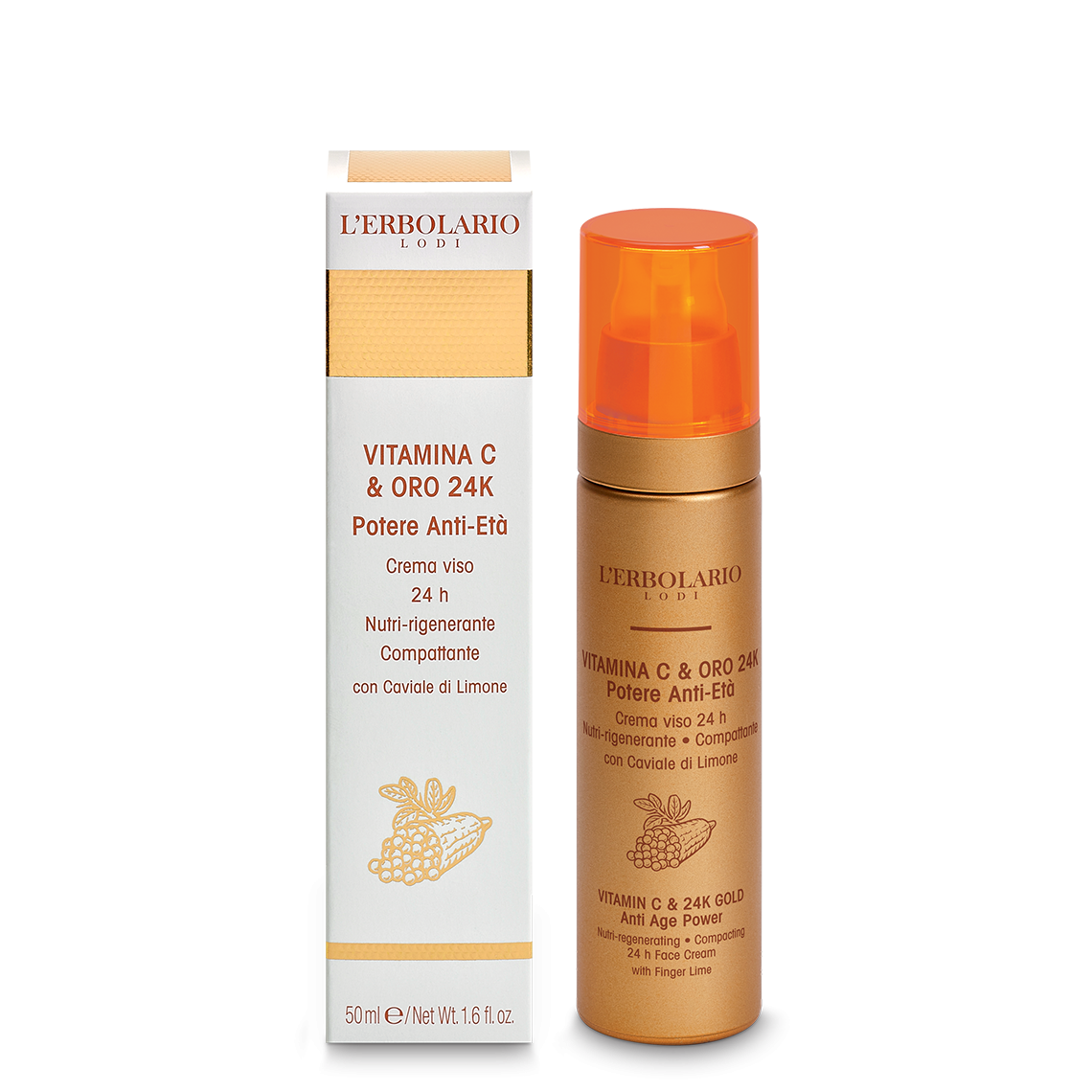 Crema Viso Vitamina C & Oro 24K - L'erbolario image 0