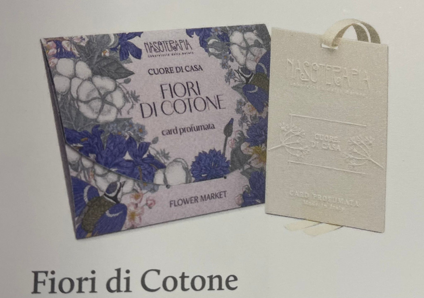 Card profumata - fiori di cotone - nasoterapia image 0