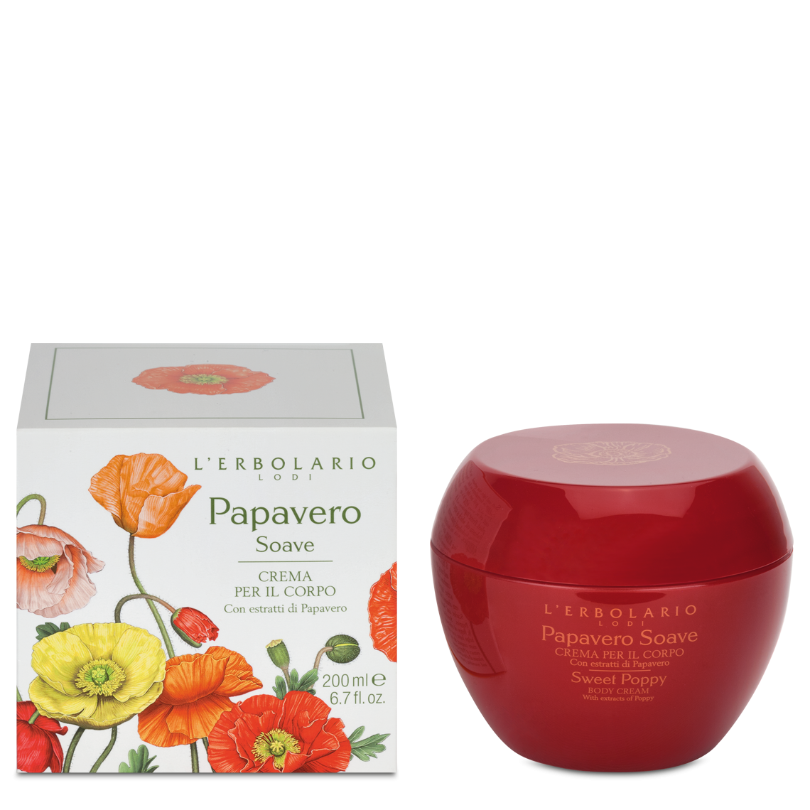 Crema Corpo Papavero Soave - l'erbolario image 0