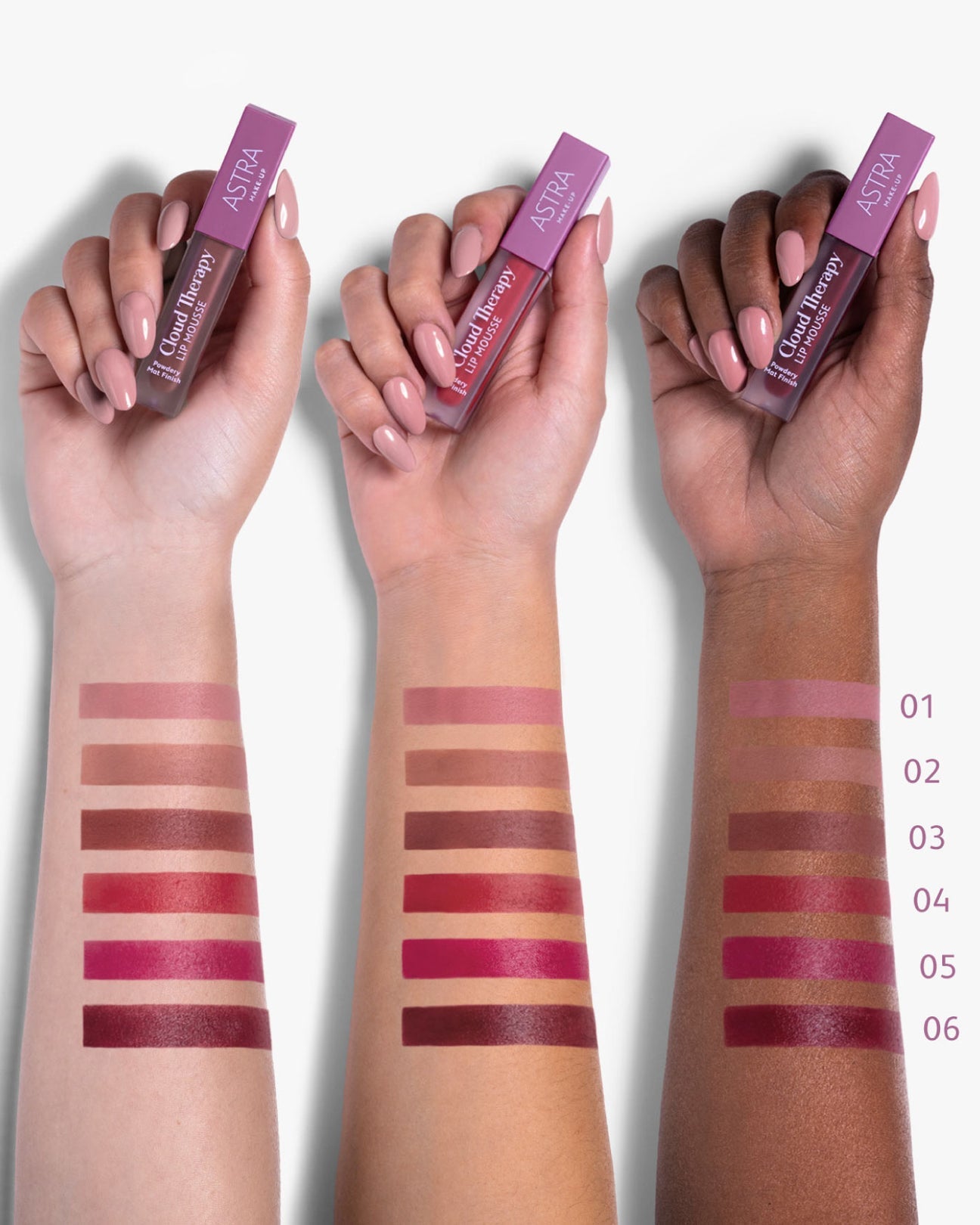 CLOUD THERAPY LIP MOUSSE - Rossetto Liquido, Finish Soft Mat - 01 – Cotton Candy