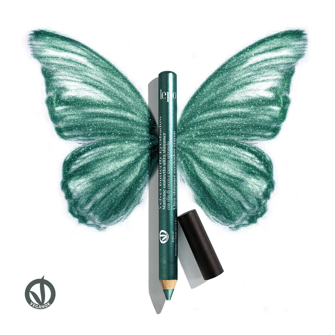 VELVET BUTTERFLY EYESHADOW Matitone ombretto ultra shimmer con olio di cocco e gamma orizanolo GIADA