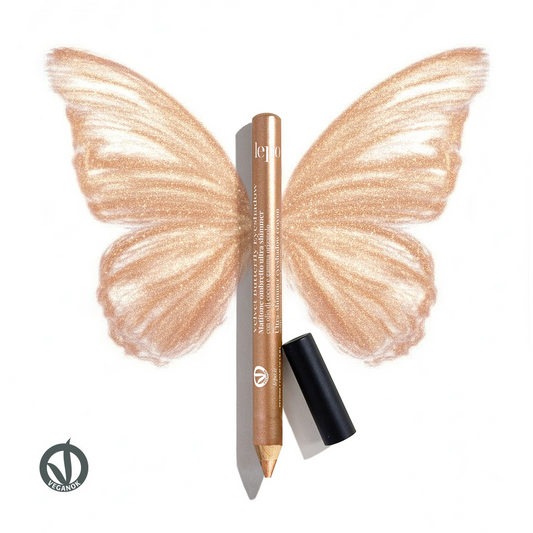 VELVET BUTTERFLY EYESHADOW Matitone ombretto ultra shimmer con olio di cocco e gamma orizanolo CHAMPAGNE