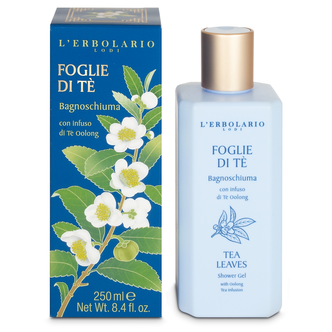 Bagnoschiuma Foglie di Tè - l'erbolario image 0